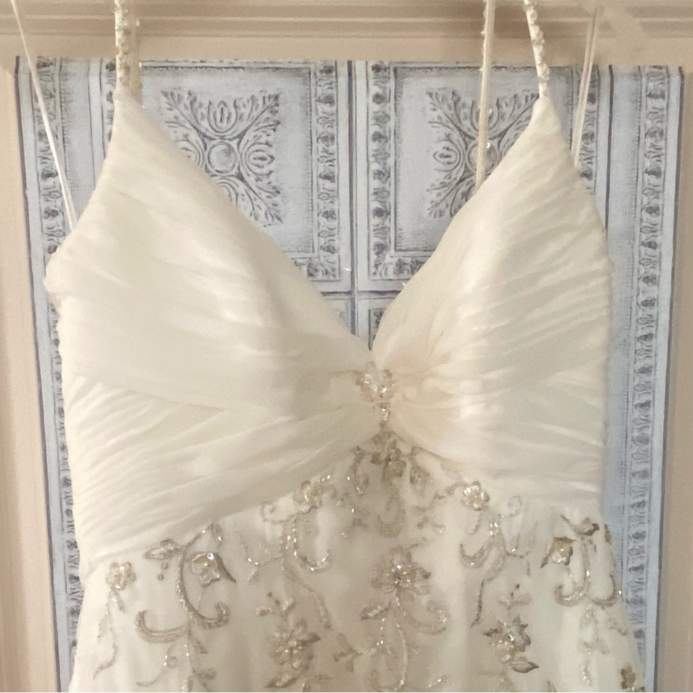 👰🏻Angelique’s Sz-8 PreVintage-07 $650 Originally Bridal Wedding Gown Never Worn - Picture 16 of 16